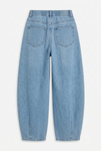 High-Waisted Barrel Leg Jeans
