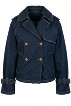 Double-Breasted Denim Jacket