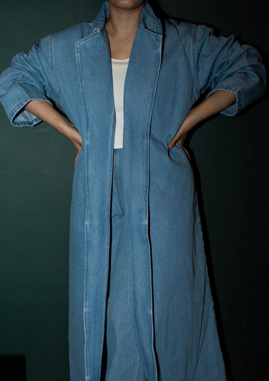 Denim Abaya Jacket